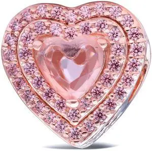 Pandora Timeless Sparkling Levelled Heart Charm