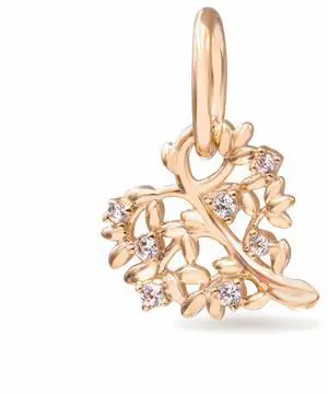 Pandora Sparkling Heart & Family Tree Dangle Charm