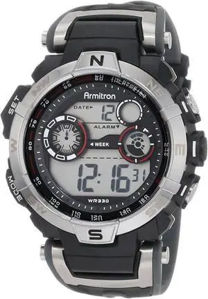 Armitron Sport Resin Digital Chronograph Mens Watch