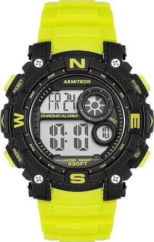 Armitron Sport Resin Digital Chronograph Mens Watch