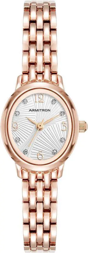 Armitron Genuine Crystal Accented Bracelet Ladies Watch