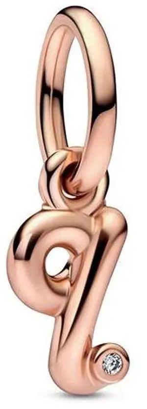 Pandora Letter Q Script Alphabet Dangle Charm Pandora Letter Q Script Alphabet Dangle Charm