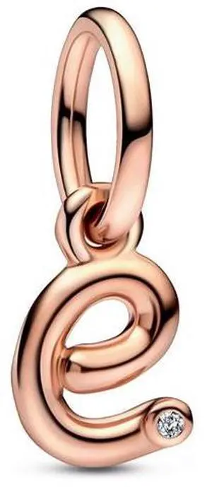 Pandora Letter E Script Alphabet Dangle Charm Pandora Letter E Script Alphabet Dangle Charm