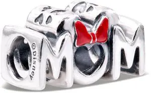 Pandora Disney Minnie Mouse Bow & Mum Charm Pandora Disney Minnie Mouse Bow & Mum Charm