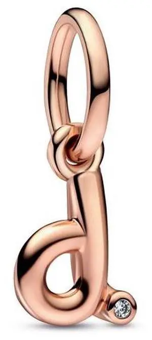 Pandora Letter D Script Alphabet Dangle Charm Pandora Letter D Script Alphabet Dangle Charm