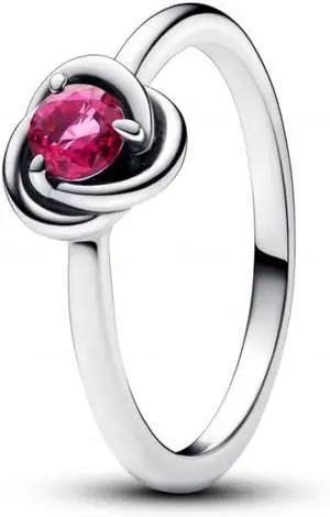 Pandora October Pink Eternity Circle Ring