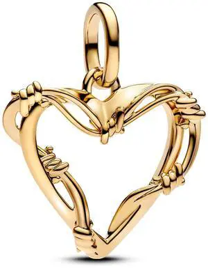 Pandora Wire Heart Dangle Charm Pandora Wire Heart Dangle Charm
