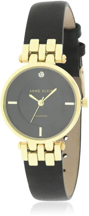 Anne Klein Leather Bangle Set And Ladies Watch Anne Klein Leather Bangle Set And Ladies Watch
