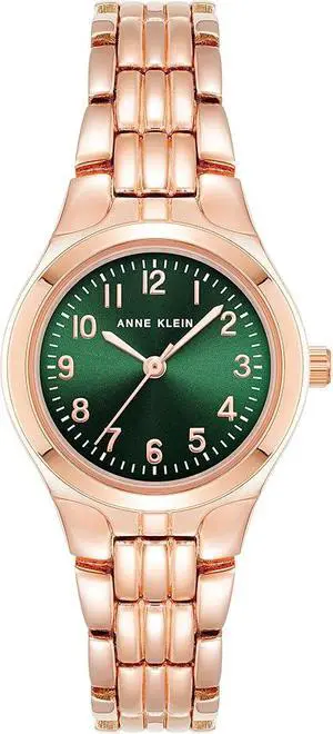 Anne Klein Rose Gold-Tone Green Dial Easy Reader Ladies Watch Anne Klein Rose Gold-Tone Green Dial Easy Reader Ladies Watch