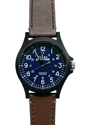Timex Acadia Blue Dial Mens Watch Timex Acadia Blue Dial Mens Watch
