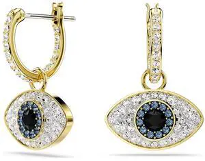 Swarovski Symbolica Drop Earrings - Evil Eye - Blue - Gold-tone Plated - Medium Swarovski Symbolica Drop Earrings - Evil Eye - Blue - Gold-tone Plated - Medium