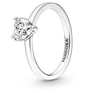Pandora Sparkling Heart Solitaire Ring Pandora Sparkling Heart Solitaire Ring