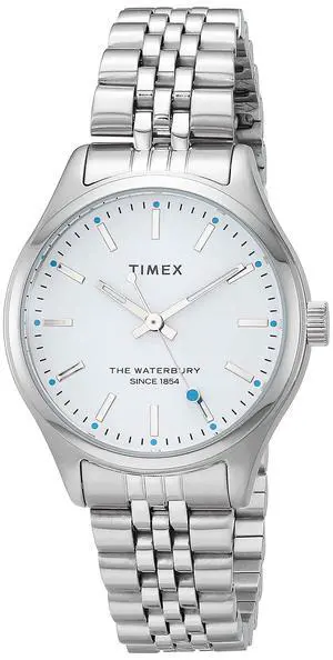 Timex Waterbury 34mm Silver-tone Ladies Watch Timex Waterbury 34mm Silver-tone Ladies Watch