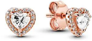 Pandora Sparkling Elevated Heart Stud Earrings Pandora Sparkling Elevated Heart Stud Earrings