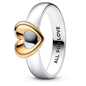 Pandora Radiant Two-tone Sliding Heart Ring Pandora Radiant Two-tone Sliding Heart Ring