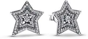 Pandora Celestial Asymmetric Star Stud Earrings Pandora Celestial Asymmetric Star Stud Earrings