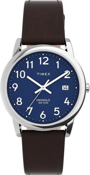 Timex Easy Reader 35mm Leather Unisex Watch Timex Easy Reader 35mm Leather Unisex Watch