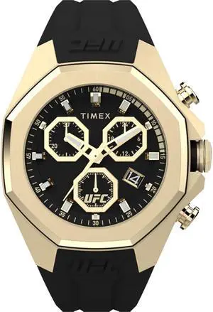 Timex UFC Pro Quartz Chronograph Silicone Mens Watch Timex UFC Pro Quartz Chronograph Silicone Mens Watch