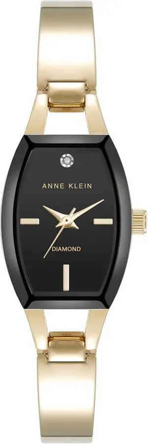 Anne Klein Genuine Diamond Dial Bangle Ladies Watch Anne Klein Genuine Diamond Dial Bangle Ladies Watch