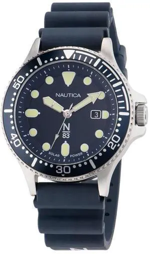 Nautica Cocoa Beach Blue PU Mens Watch Nautica Cocoa Beach Blue PU Mens Watch