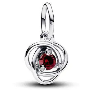 Pandora January Eternity Circle Dangle Bracelet Sterling Silver Women's Jewelry Pandora January Eternity Circle Dangle Bracelet Sterling Silver Women's Jewelry