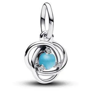 Pandora December Eternity Circle Dangle Bracelet Sterling Silver Women's Jewelry Pandora December Eternity Circle Dangle Bracelet Sterling Silver Women's Jewelry