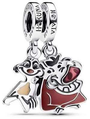 Pandora Disney The Lion King Timon and Pumbaa Splittable Dangle Pandora Disney The Lion King Timon and Pumbaa Splittable Dangle