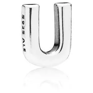 Pandora Letter U Petite Silver Petite Element Pandora Letter U Petite Silver Petite Element