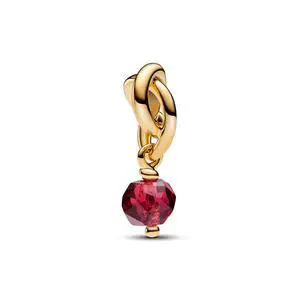 Pandora Moments Faceted True Red Eternity Circle Dangle Charm Pandora Moments Faceted True Red Eternity Circle Dangle Charm