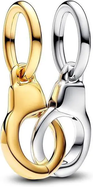 Pandora Moments Openable & Splittable Handcuffs Dangle Charm Pandora Moments Openable & Splittable Handcuffs Dangle Charm