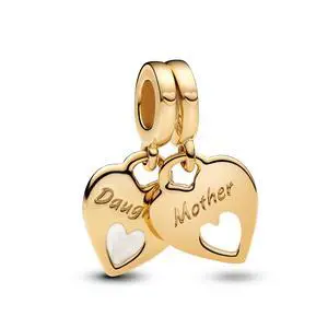 Pandora Moments Double Heart Split Dangle Charm Pandora Moments Double Heart Split Dangle Charm
