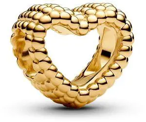 Pandora Beaded Open Heart Charm Pandora Beaded Open Heart Charm