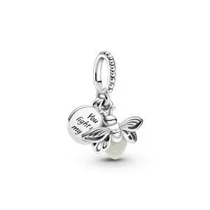 Pandora Glow-in-the-dark Firefly Dangle Charm Pandora Glow-in-the-dark Firefly Dangle Charm