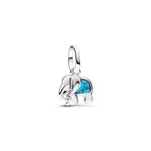 Pandora Turquoise-colored Elephant Mini Dangle Charm Pandora Turquoise-colored Elephant Mini Dangle Charm