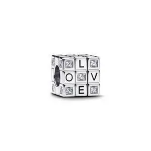 Pandora Moveable Toy Cube Charm Sterling silver Pandora Moveable Toy Cube Charm Sterling silver