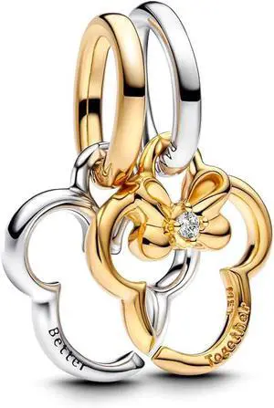 Pandora Disney Mickey Mouse & Minnie Mouse Splittable Dangle Pandora Disney Mickey Mouse & Minnie Mouse Splittable Dangle