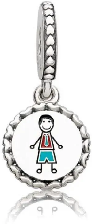 Pandora Charm Pnd Dad Stick Figure Engraved Dangle Pandora Charm Pnd Dad Stick Figure Engraved Dangle
