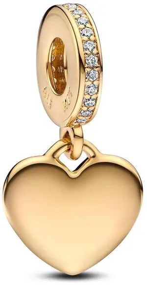 Pandora Engravable Heart Tag Dangle Charm Pandora Engravable Heart Tag Dangle Charm