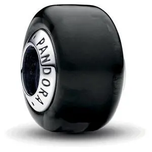 Pandora Black Mini Murano Glass Charm Pandora Black Mini Murano Glass Charm
