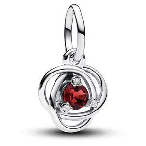 Pandora July True Red Eternity Circle Dangle Charm Pandora July True Red Eternity Circle Dangle Charm