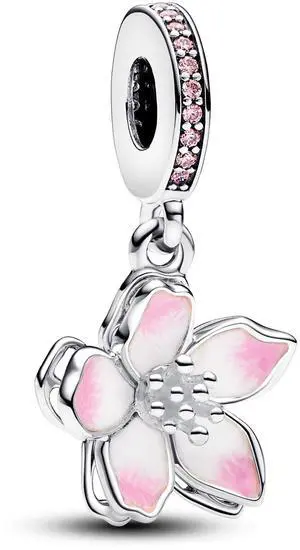 Pandora Cherry Blossom Dangle Charm Pandora Cherry Blossom Dangle Charm