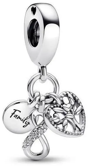 Pandora Family Infinity Triple Dangle Charm Pandora Family Infinity Triple Dangle Charm