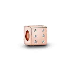 Pandora Dazzling Dice Charm Sterling Silver Women's Jewelry Pandora Dazzling Dice Charm Sterling Silver Women's Jewelry