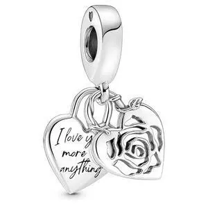 Pandora Rose Heart Padlock Dangle Charm Pandora Rose Heart Padlock Dangle Charm