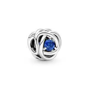 Pandora Blue Eternity Circle Charm Pandora Blue Eternity Circle Charm