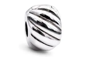 Pandora Feathered Clip Sterling Silver Women's Jewelry Pandora Feathered Clip Sterling Silver Women's Jewelry