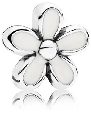 Pandora White Daisy Flower Locket Element Pandora White Daisy Flower Locket Element