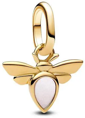 Pandora White Bee Mini Dangle Charm Pandora White Bee Mini Dangle Charm