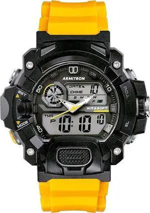 Armitron Sport Analog-Digital Chronograph Resin Mens Watch Armitron Sport Analog-Digital Chronograph Resin Mens Watch