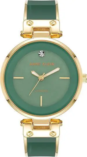 Anne Klein Diamond-Accented Bangle Ladies Watch Anne Klein Diamond-Accented Bangle Ladies Watch